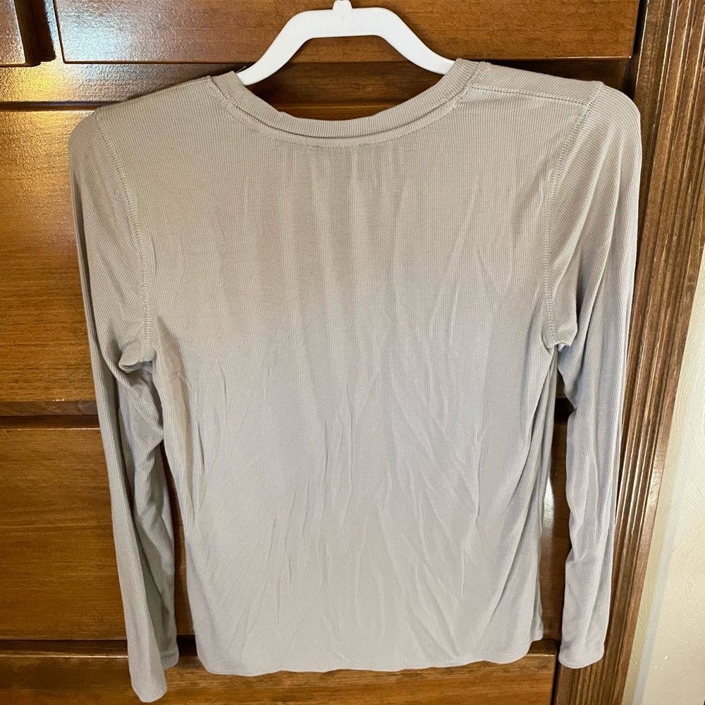 Basic light blue long sleeve.